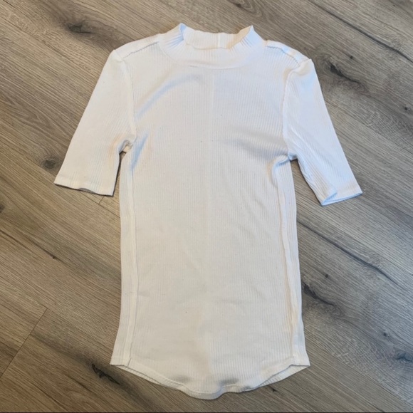 We The Free/FP Good Vibes Mock Neck Ribbed Top - Picture 2 of 7